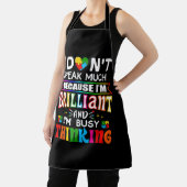 私はあまり話鮮やかな自閉症ではない エプロン (インサイチュ)