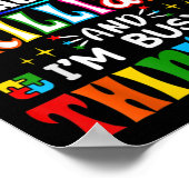 私はあまり話鮮やかな自閉症ではない ポスター (角)