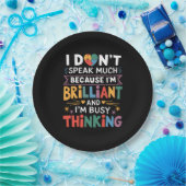 私はあまり鮮話やかな自閉症の自閉症ではない ペーパープレート (パーティー)