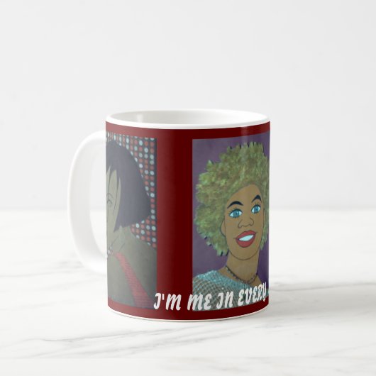 私はあらゆる方法マグの私です コーヒーマグカップ (正面左)