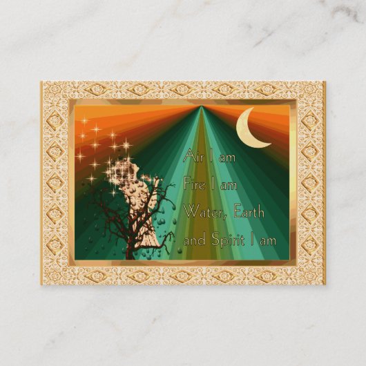 私はあります 名刺 (正面)