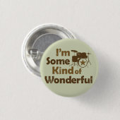 私はある種のすばらしい眼識です 缶バッジ (正面&裏面)