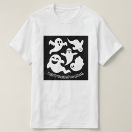 私は'いいえ幽霊ハロウィーンの象徴歌のfraidではない tシャツ