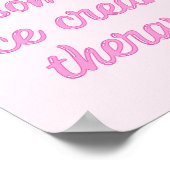 私はいくつかのアイスクリームのセラピーが必要 – おもしろい引用文 ポスター (角)