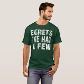 私はいくつかの野鳥観察の鳥を見ておもしろいいる緑 Tシャツ (正面フル)