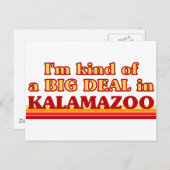 私はいくぶんカーラマズーでビッグな存在なんだ ポストカード