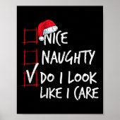 私はいけなクリスマスのリストに気に見える ポスター (正面)