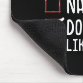 私はいけなクリスマスのリストに気に見える マウスパッド (コーナー)