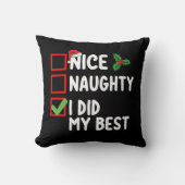 私はいけなクリスマスのリ最高のストファミリーを行った クッション (正面)