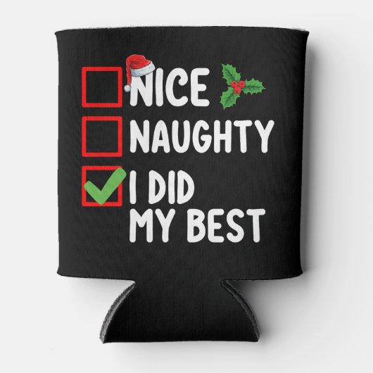 私はいけなクリスマスのリ最高のストファミリーを行った 缶クーラー (正面)