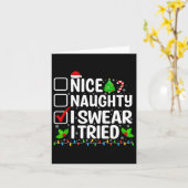 私はいけなクリスマスを試してみると誓う10代の男の子C カード (黄色い花)