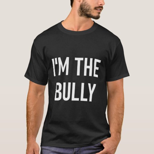 私はいじめっジョークのことわざ Tシャツ (正面)