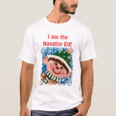 私はいたずら好きなエルフのTシャツです！ Tシャツ (正面)
