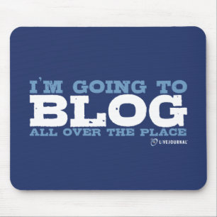私はいたる所にblogだろう(LiveJournal) マウスパッド