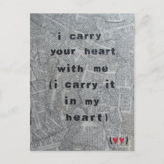 「私はいつだってそれを持っていないとダメなの」ポストカード ポストカード