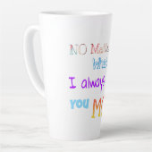 私はいつでもあなたのお母さんを必要としている カフェラテマグ (左アングル)