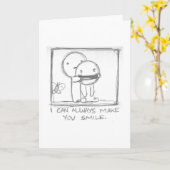 私はいつでもあなたを作れるスマイル カード (黄色い花)
