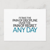 私はいつでもしつけの痛みを取る ポストカード (正面)