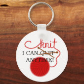 私はいつでもキーチェーンを編むことができる キーホルダー (正面)