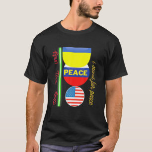 私はいつでも平和と統一の為に立つ Tシャツ