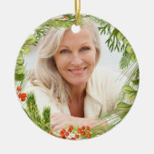 私はいつもあなたと一緒にいる記念オーナメント セラミックオーナメント (正面)