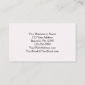 私はいつもあなたと一緒にいる～イエス・ワーズ幾何学フローラ 名刺 (裏面)