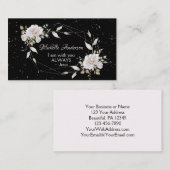 私はいつもあなたと一緒にいる～イエス・ワーズ幾何学フローラ 名刺 (正面/裏面)