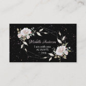 私はいつもあなたと一緒にいる～イエス・ワーズ幾何学フローラ 名刺 (正面)