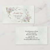 私はいつもあなたと一緒にいる～イエス・ワーズ幾何学フローラ 名刺 (正面/裏面)