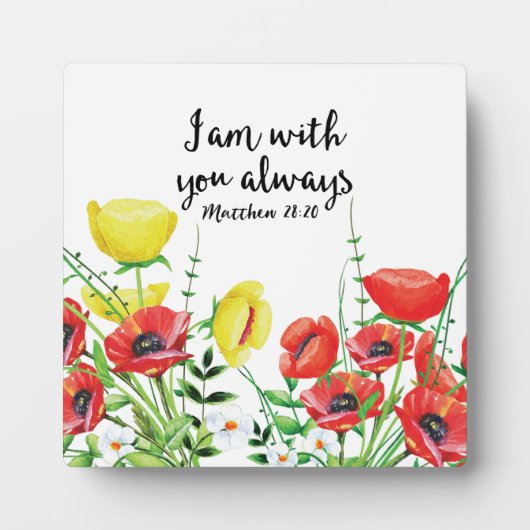 私はいつもあなたと一緒にいる フォトプラーク (正面)