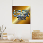 私はいつもあなたと一緒にいる – マット28:20 ポスター (キッチン)