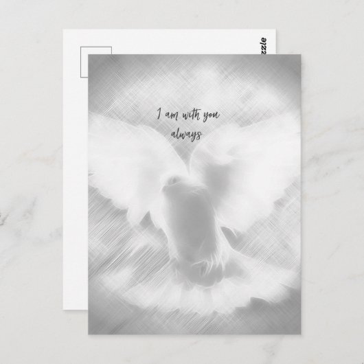 私はいつもあなたと一緒に鳩と一緒に詩を歌っている ポストカード (正面/裏面)