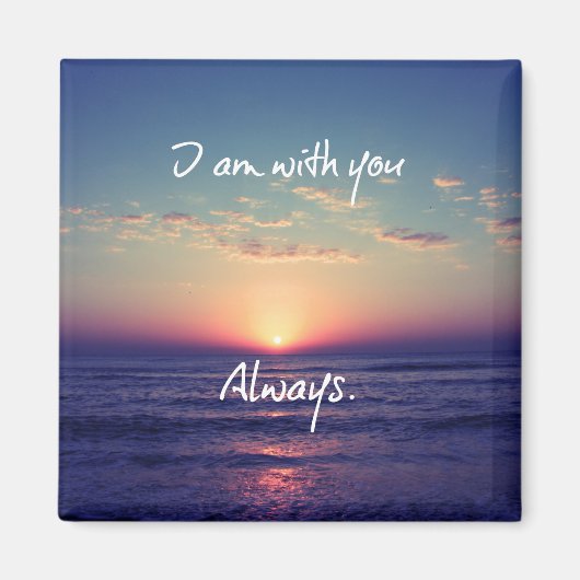 私はいつもあなたと聖なる書物、 経典だ マグネット (正面)