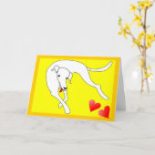 私はいつもあなたのためにここに来る カード (黄色い花)