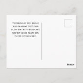 私はいつもあなたの恵みすばらしいクリスチャンを見つけてもいいかな ポストカード (裏面)