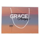 私はいつもあなたの恵みすばらしいクリスチャンを見つけてもいいかな ラージペーパーバッグ (裏面)