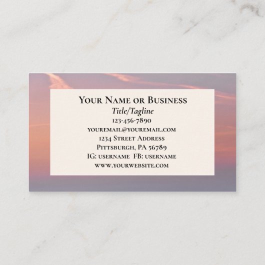 私はいつもあなたの恵みすばらしいクリスチャンを見つけてもいいかな 名刺 (裏面)