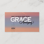 私はいつもあなたの恵みすばらしいクリスチャンを見つけてもいいかな 名刺 (正面)