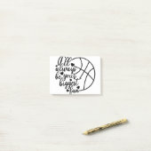 私はいつもあなたの最大のファンバスケットボールになる ポストイット (デスク上)