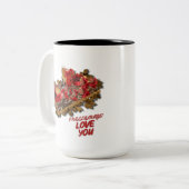 私はいつもあなたを愛する ツートーンマグカップ (正面左)
