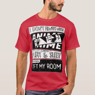 私はいつもアニメマンガ漫画アートスタイルFを見ない Tシャツ
