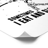 私はいつもクリケットをしてい遊るわけではない |クリケットプレイヤーギフト ポスター (角)