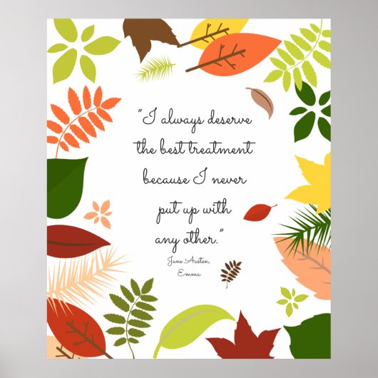 私はいつもトリートメントに値す最高のる ポスター (正面)