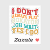 私はいつもボケータあ遊ああ待つYes私は音楽をする シール (シート)