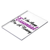 私はいつも公証人だ ノートブック (左側)