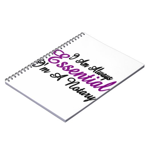 私はいつも公証人だ ノートブック (左側)