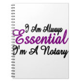 私はいつも公証人だ ノートブック (正面)