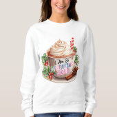 私はいつも冷たい私は非常に冷たい冷たいおもしろい引用文 スウェットシャツ (正面)