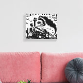 私はいつも列車の難破船のハロウィンではない キャンバスプリント (インサイチュ (リビング))