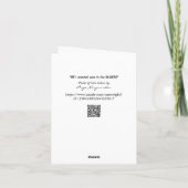 私はいつも古いカードになりたかった カード (裏面)